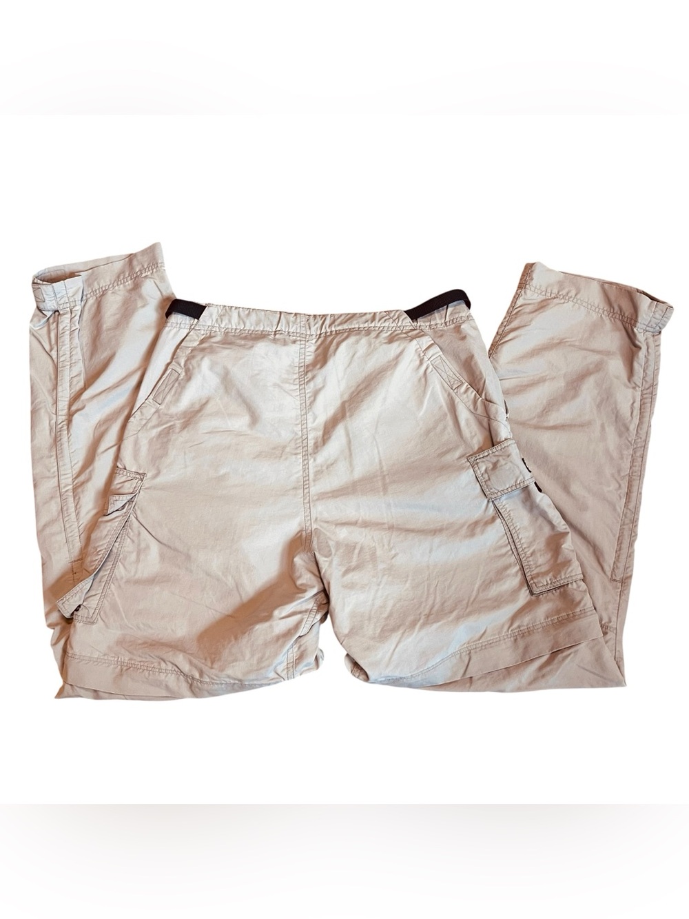 REI Women’s Sz 8 Tan Trailmade Convertible Cargo Pants Nylon Lightweight - Picture 7 of 15